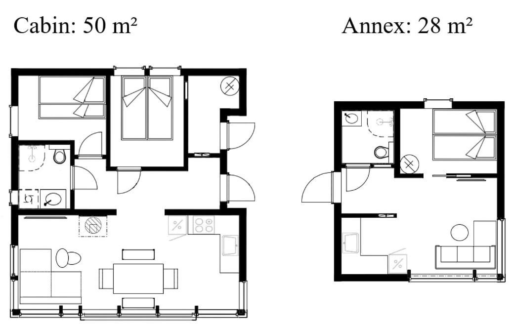 Exclusive Mountain Cabin With Spectacular Views At The Top Of Hodlekve With Possibility Of Extra Unit Sogndal Luaran gambar